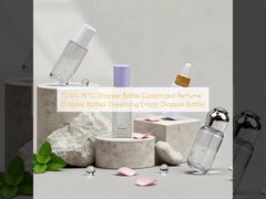 Chai nhỏ giọt PETG 13/410 Chai nhỏ giọt nước hoa tùy chỉnh Chai nhỏ giọt rỗng phân phối