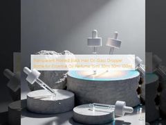 Chai nhỏ giọt thủy tinh màu đen mờ trong suốt cho tinh dầu nước hoa 15ml 30ml 50ml 100ml