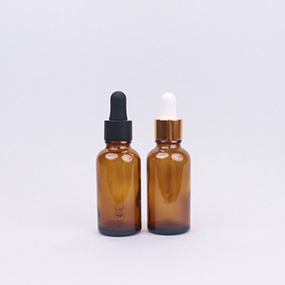Mua Dầu tinh dầu có thể lấp đầy lại chai nhỏ giọt thủy tinh Amber 60ml với nắp nhôm online manufacture