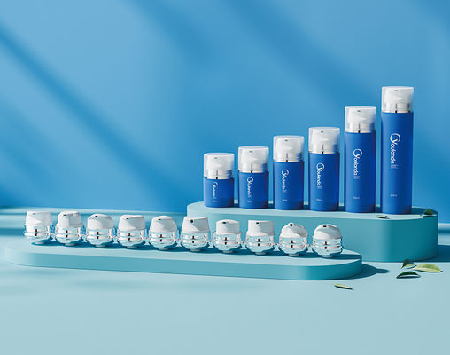 50ml 80ml 150ml chai nhựa không khí Set chai không khí PP với 10 đầu bơm