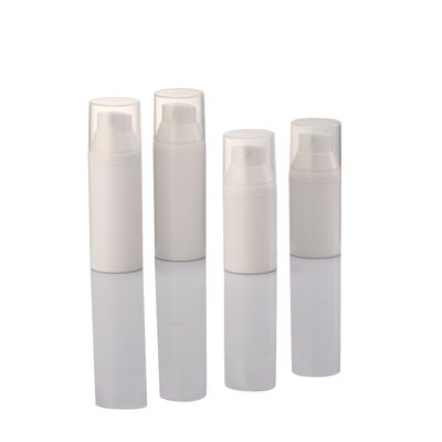30ml trắng PP không khí Hộp mỹ phẩm du lịch rỗng Lotion chai với máy bơm