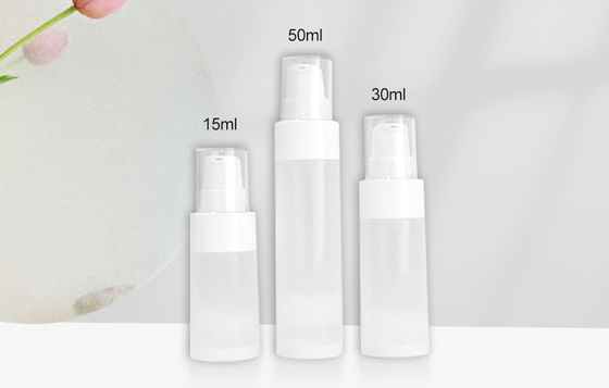 15ml 30ml chai chăm sóc da không khí Bao bì thùng chăm sóc da rỗng bán minh bạch