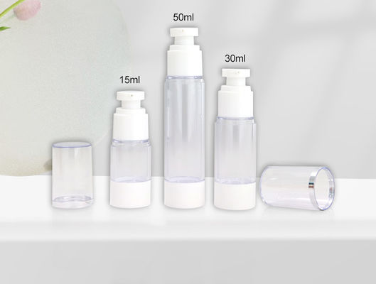 chai không khí chăm sóc da bình bơm không khí 15ml 30ml 50ml bao bì bền vững cho các sản phẩm làm đẹp