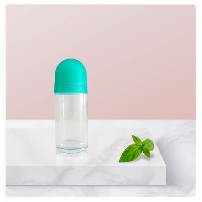 Nhựa thủy tinh 50ml Roll-on chai Transparent cuộn chai cho thuốc khử mùi và mỹ phẩm