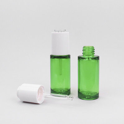30ml chai nhỏ giọt mỹ phẩm xanh trong suốt cho tinh dầu thiết yếu