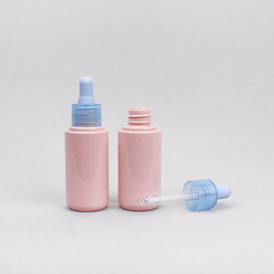 Nhiều màu 30ml PETG Cosmetic Dropper chai cho chiết xuất thảo mộc