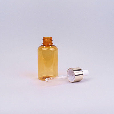 Đèn nhỏ 60ml Amber PET Dropper để chăm sóc da và các công thức lỏng