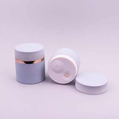Thùng mỹ phẩm không khí với lớp phủ cao su 30g 50g Vỏ kem mặt bằng nón