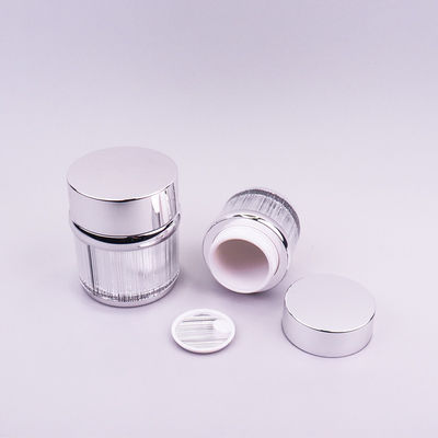 Thức ăn tinh tế 30g 50g Acrylic Cosmetic Jar cho kem mắt với màu sắc tùy chỉnh