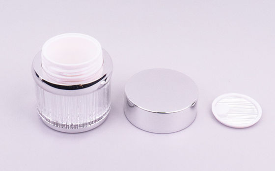Thức ăn tinh tế 30g 50g Acrylic Cosmetic Jar cho kem mắt với màu sắc tùy chỉnh