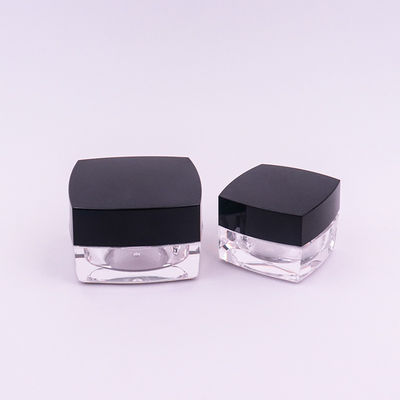 Quảng vuông Acrylic Cosmetic Jars For Anti Aging Eye Cream 15g 30g 50g Container Cream trống