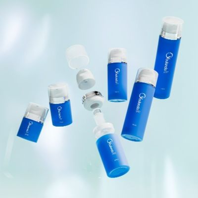 Thùng không khí 30ml 50ml 80ml 00ml 150ml 200mlThùng không khí nhựa PP Thùng không khí Set với 10 đầu bơm