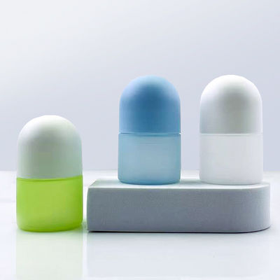 Tương thích với môi trường PP 20ml Mini Roll On Perfume Bottles Plastic Ball Roller Bottle Cho Bao bì mỹ phẩm