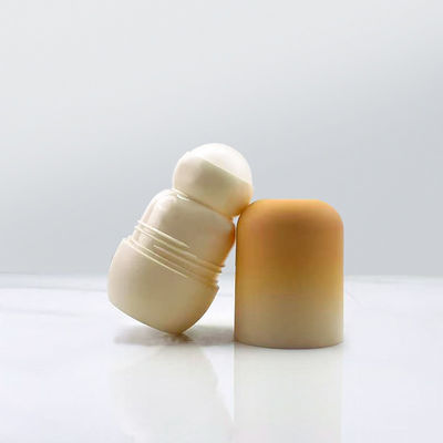 Chai lăn khử mùi 50ml hình bầu dục thon gọn bằng nhựa tùy chỉnh