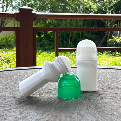 Chai lăn khử mùi 75ml dạng dẹt, chăm sóc da, nhựa PP, mỹ phẩm, chai lăn khử mùi dưới cánh tay