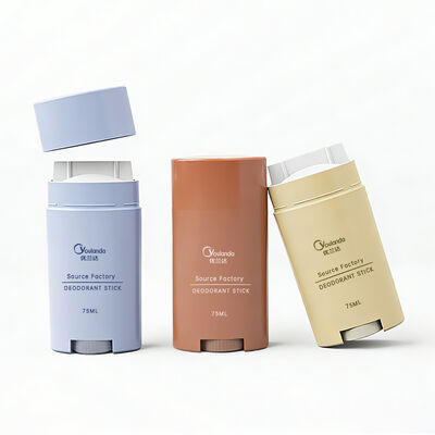 Hộp đựng khử mùi 75g Mỹ phẩm PP Bao bì khử mùi rỗng Bao bì rắn